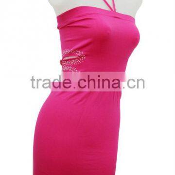 Sexy fashion woman dress with shoulder straps