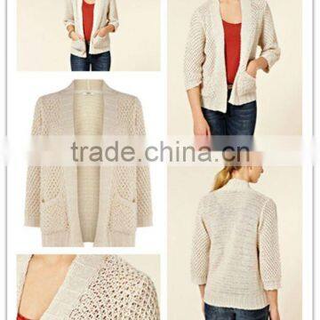 12SW005 Hot Selling New Design Fashion Lady Cardigan