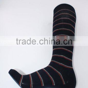 Thin Strip Knee High Socks Men photo-5
