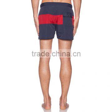 2015 New Design 100% Cotton Mens Printed Shorts Beach Style Two Color Fashion Mens Swim Shorts photo-3