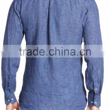 Classic Plicated Western Basic Shirt Knitted From High Quality Fabric photo-2