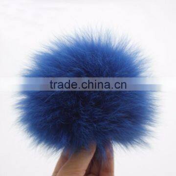 Myfur Rose Customized Size and Color Real Fox Fur Pom Pom Hat Accessory photo-4