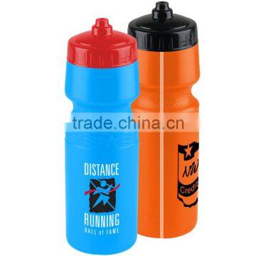 USA Made 24 oz Bike Bottle With View Stripe And Valve Lid - BPA/BPS-free and comes with your logo