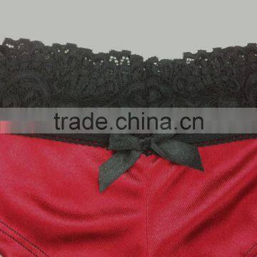 OEM Service Supply Type Sexy Ladies Satin Panties Underwear photo-2