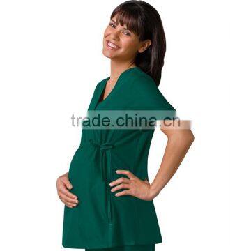 Maternity Scrubs Wrap Top