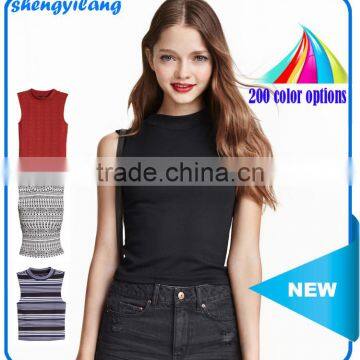 New Arrival Lady's Sleeveless Top Wholesale Fashionable Fitness Tank Top Guangzhou Manufacturers