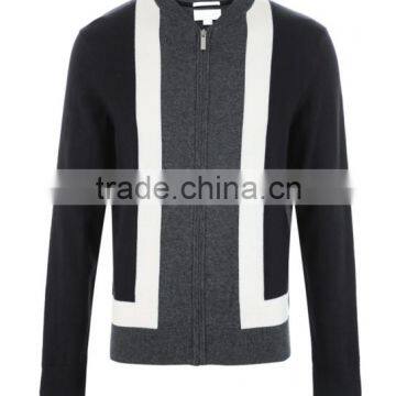 Men's Costume Slim Fitted Zip up Sweatshirt Without Hood photo-2