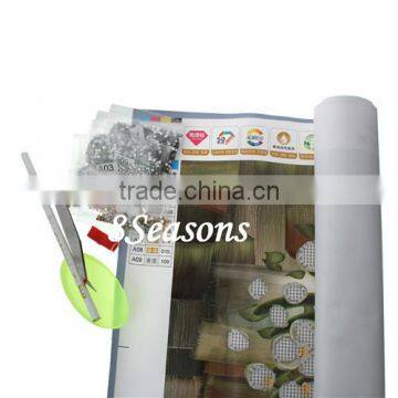 Custom Silver Flower Pattern Embroidery Diamond &Rhinestone Painting DIY Cross Stitch Kit Fabric For Living Room photo-3