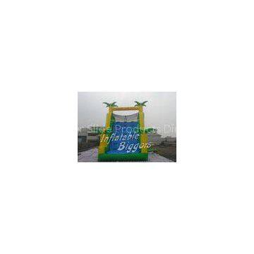 Green Giant Inflatable Water Slide Playground Inflatables Waterproof , 100lbs - 800lbs