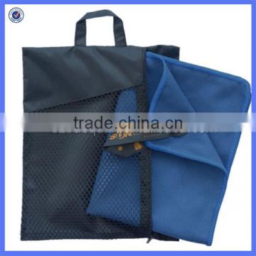 Fast drying suede microfibre travel towel for out door