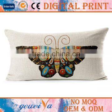 Custom Digital Printed Cotton Linen Cushion