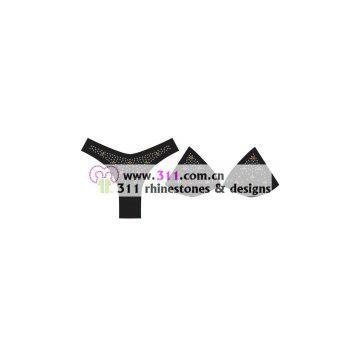 311 underwear hot-fix heat transfer rhinestone motif design 1