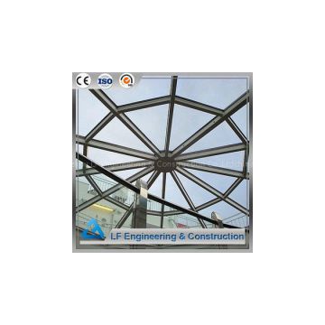 Factory price steel metal atrium roof