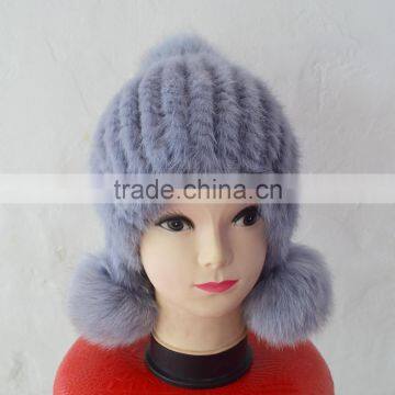 SJ924-06 Hot Sale Cute Christmas Sapphire Color Winter Hats