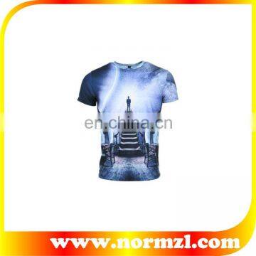 sublimation men led t shirt