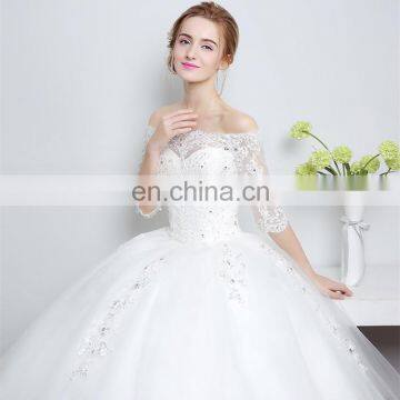 HS1602 Wholesale Price Under $100 Cheap Wedding Dress 2016 photo-3