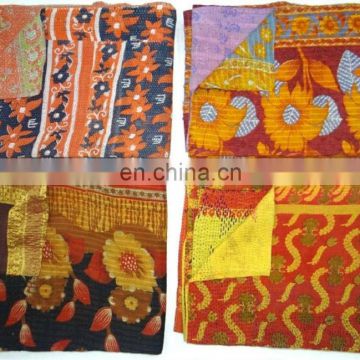 Assorted Kantha Quilts Patchwork Kantha Quilt