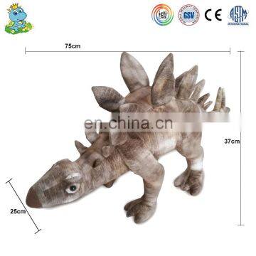 Custom cute lifelike large dinosaur model plush toy