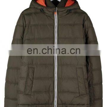 lifeful 100%polyester wadding coat for men
