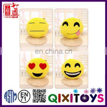 Wholesale cheaper emoji plush pillow various styles customized sizes plush emoticon emoji pillow