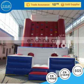 PVC inflatable sports climbing kids inflatable kids rock climbing wall