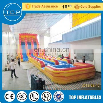 Good quality used fiberglass for sale pool slide inflatable water park with great price