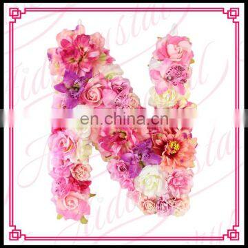 Aidocrystal Home Decoration Silk Orchid Rose Bouquets Letter Wedding Green Artifical Flowers Decor photo-2