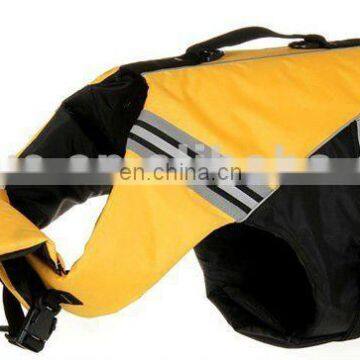 yellow life jacket