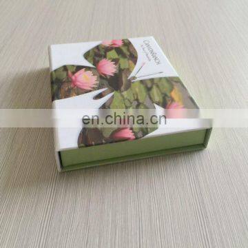 Lovely matte surface fashion magnet closure solid bulk buy gift box square