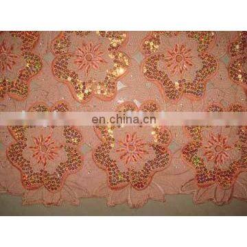 paillette swiss voile lace