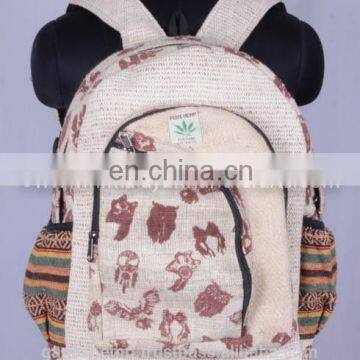 Elephant Printed Backpack HBBH 0018a