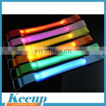 Wholesale Good quality LED flashing wristband with custom logo