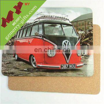 Good quality cork placemat wholesale / custom wood placemat