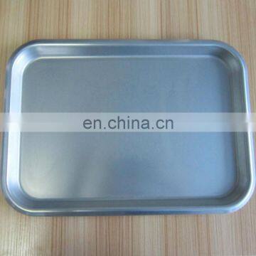 Metal stamping progressive deep drawing SUS 304 folding edge restaurant hand hold serving customized tray