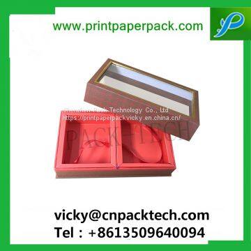 Custom Made High-End Full Set Cosmetic Cardboard Lid and Tray Box Hair Packaging Gift Jewelry Box with PVC Flocking Tray