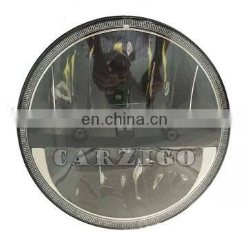 made in Guangzhou IP68 IP6K9K 30w round 7 inch LED headlamp with high beam low beam for jeep wrangler for land rover defender