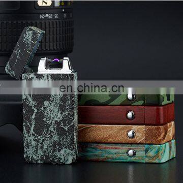 Metal Windproof Electric Single Arc Cigarette USB Charging Lighter