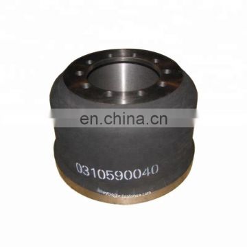 Heavy truck parts brake drum 0310590040