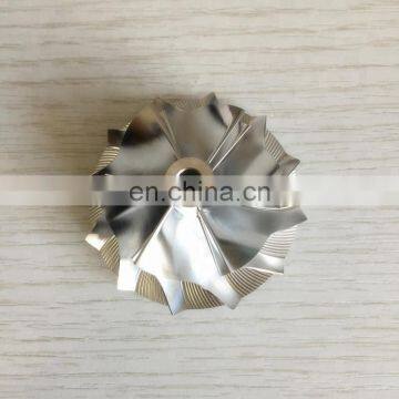 RHF4 37.60/51.00mm 6+6 blades high performance turbo Billet/milling/aluminum 2618 compressor wheel for VJ44/A2710903680