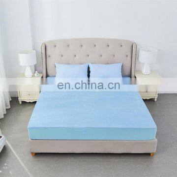 Eco-friendly And Breathable Waterproof Mattress Protector Fitted Sheet Bamboo Terry Fabric