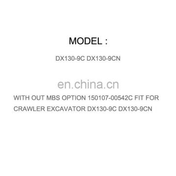 DIESEL ENGINE PARTS CRANKSHAFT ASSY WITH OUT MBS OPTION 150107-00542C FIT FOR CRAWLER EXCAVATOR DX130-9C DX130-9CN