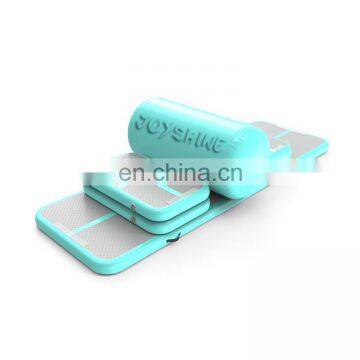5PCS Mint Green Airtrack Home Gymnastics Training Tumbling Mat Whole Set With Free Pump photo-2