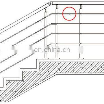 Stainless Steel Handrail Connector Bar Holder photo-5