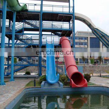 Water Park Slide Platform With Stair