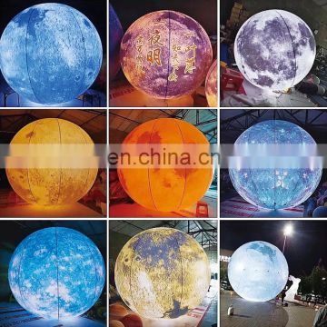 Advertising Inflatables Planet Inflatable Hanging Moon Ball For Holiday Decoration