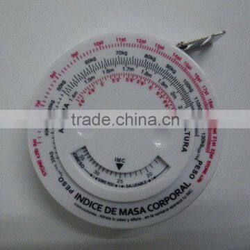 Round Shape BMI Measuring Tape