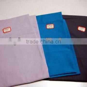 China cheap100% cotton 310gsm anti-ultraviolet fabric meets EN11611 EN11612 EN14116