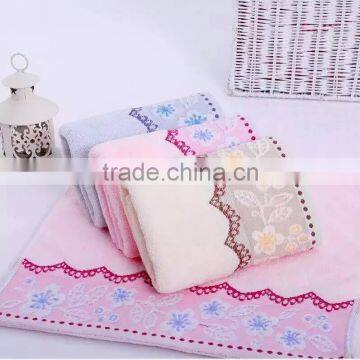 LOW PRICE stock lot colorful cotton face towel wholesale with LOW MOQ