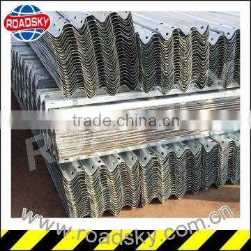 Double Wave Hot Dip Galvanized European-style Guardrail