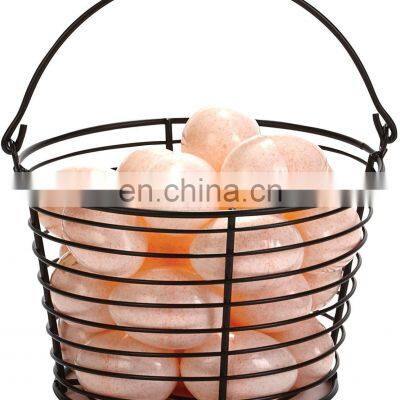 Metal Wire Small Egg Basket Storage Basket for Carrying and Collecting Chicken Eggs